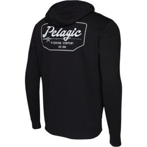 NWT Pelagic Black Long Sleeve Hoodie Size Mens XL Fishing